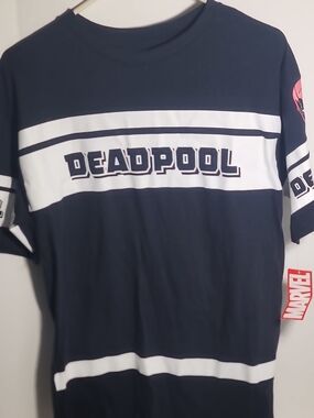 Marvel Black and White Logo Tee